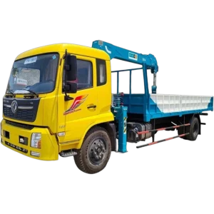 Xe Tải Dongfeng Hoàng Huy B180 | Cẩu Hyundai 5 Tấn 4 Đoạn HLC5014