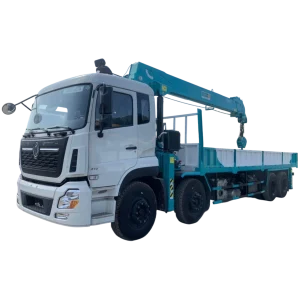 Xe Tải Dongfeng Hoàng Huy DFH1310A3 | Cẩu Hyundai 12 Tấn HLC12015