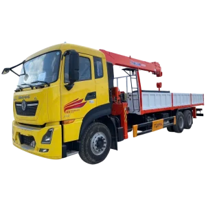 Xe Tải Dongfeng Hoàng Huy 6x4 Euro 5 | Cẩu Kanglim 8 Tấn 6 Đốt